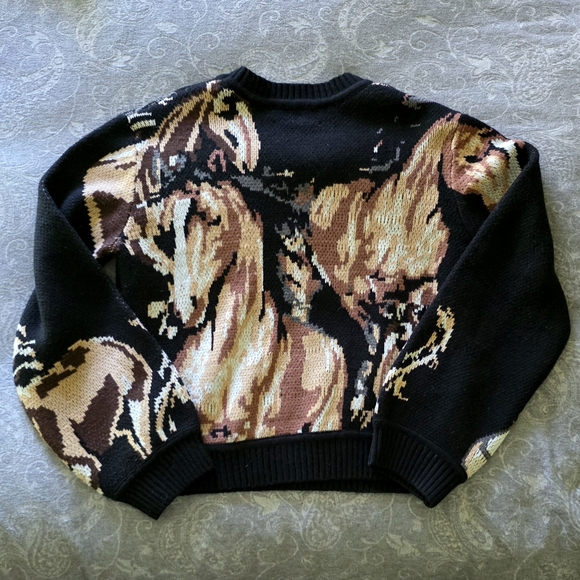 House of Sunny Wild Horses Knit Sweater (Size 6) - Picture 2 of 9